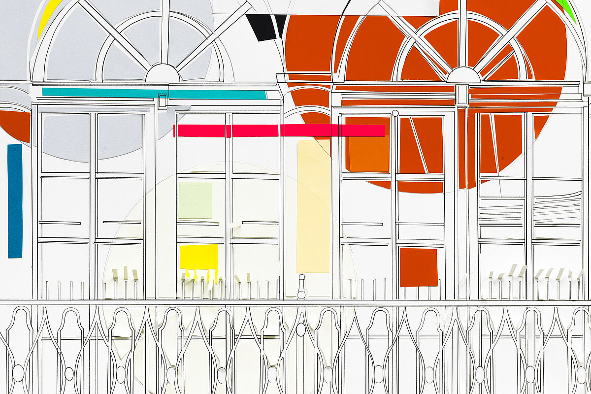 marion eichmann, papierkunst, paper cut art, collage kunst, papierkünstlerin, galerie anja knoess, galerie köln, zeitgenössische kunst, contemporary art, kunst kaufen, art cologne, kunst köln, galerien nrw